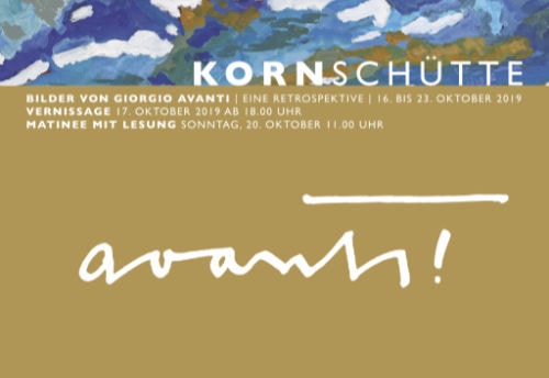 Ausstellung von Giorgio Avanti in der Kornschütte Luzern